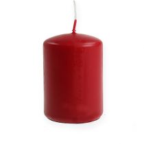 Product Pillar candles red candles H70mm Ø50mm 12pcs