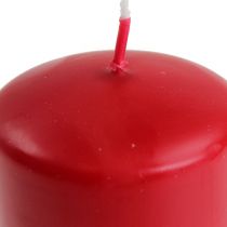 Product Pillar Candles Red Candles H70mm Ø50mm 12 pcs