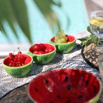 Product Tapas dish Watermelon Ceramic bowl 8.5×28cm 1pc