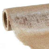 Product Table Ribbon Gold Beige Frayed Vintage W47cm L1.5m