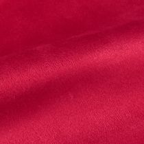 Product Velvet table runner red, shiny decorative fabric, 28×270cm - table runner for festive decoration