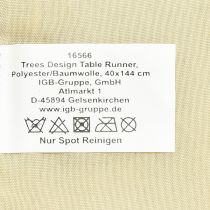 Product Table runner Christmas fir trees green 140x41,5cm