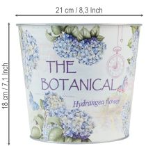 Product Hydrangea planter, metal flower pot, Ø21cm H18cm