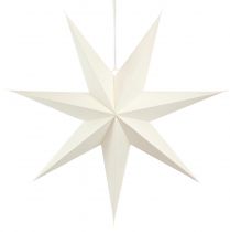 Product Paper Star White Christmas Star for Illumination 60cm 2pcs