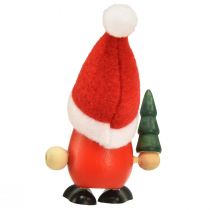 Product Christmas gnome decoration gnome wood red green H10.5/12cm 6pcs