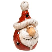 Product Cozy Santa Claus lantern in red – 18 cm – atmospheric Christmas decoration