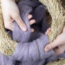 Product Wool cord, light purple wool ribbon, 10m decorative wool for floristry &amp; crafts