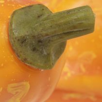 Product Ornamental pumpkin decoration artificial pumpkin orange Ø13.5cm H25cm