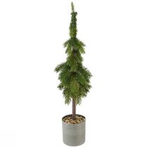 Product Pointed fir in pot artificial Christmas tree Ø12cm H70cm