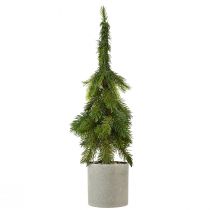 Product Artificial Christmas tree in pot green 55cm