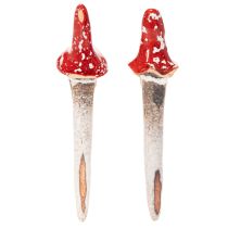 Product Dwarf Figurines with Red Mushroom Hat for Autumn Decorations - 17cm, Set of 2