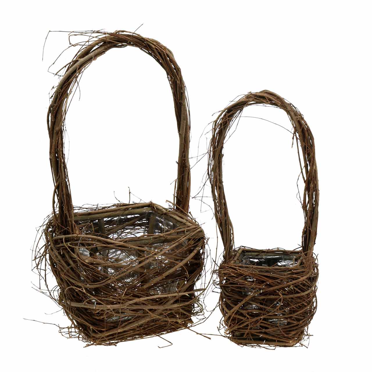 Floristik24.co.uk Decorative wicker basket with handle Easter basket