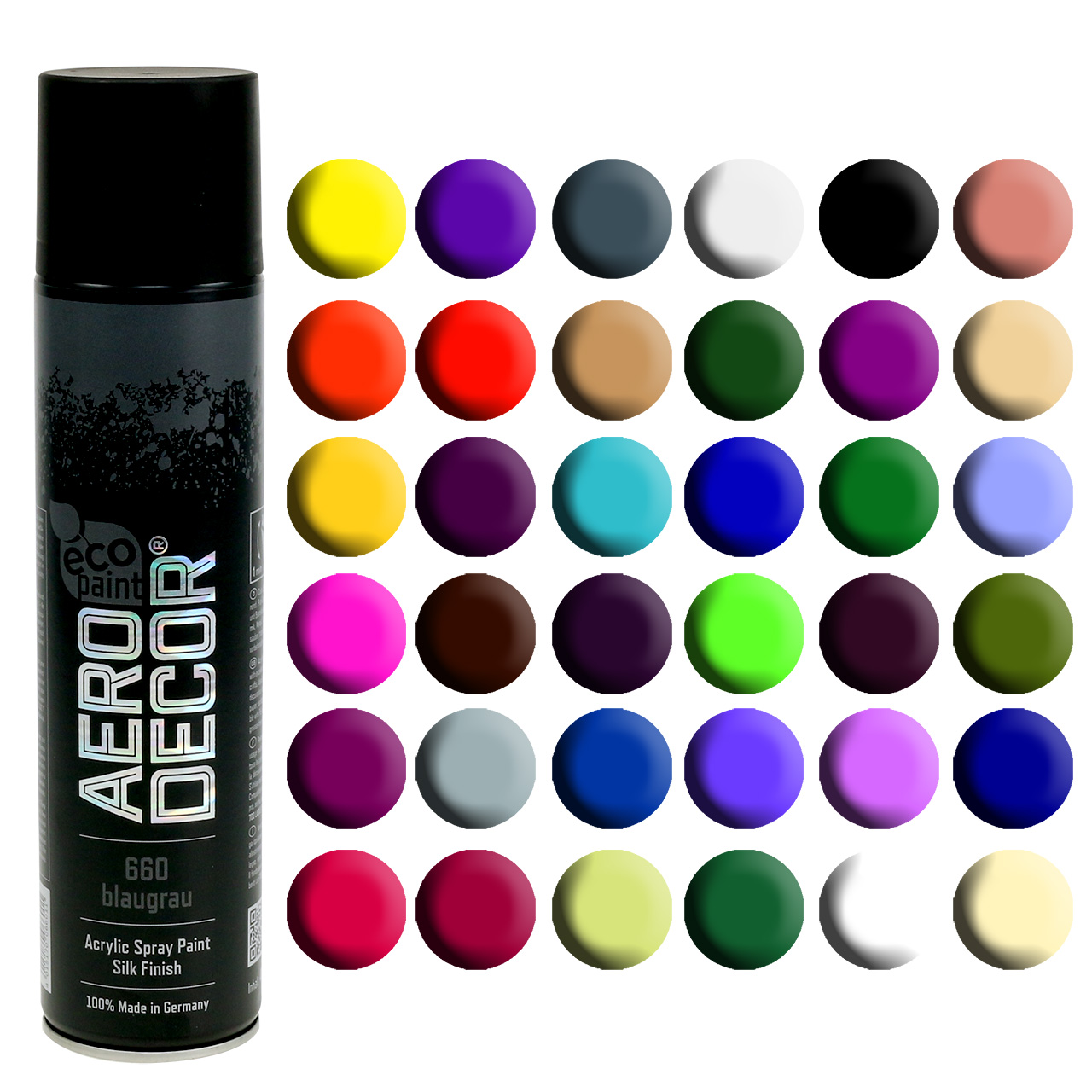 Color spray silk matt various colors 400ml