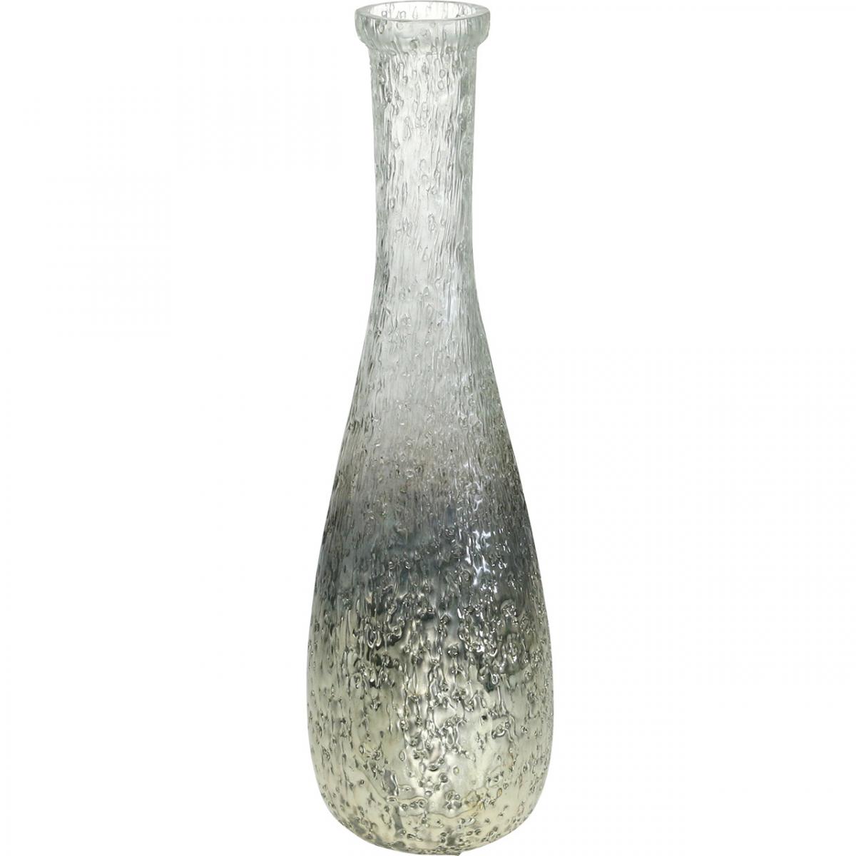 Floristik24.co.uk Flower vase made of glass, table vase twotone real