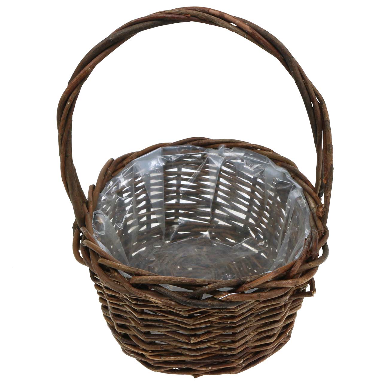Floristik24.co.uk Handle basket oval wood natural 27 × 20cm H27cm67638