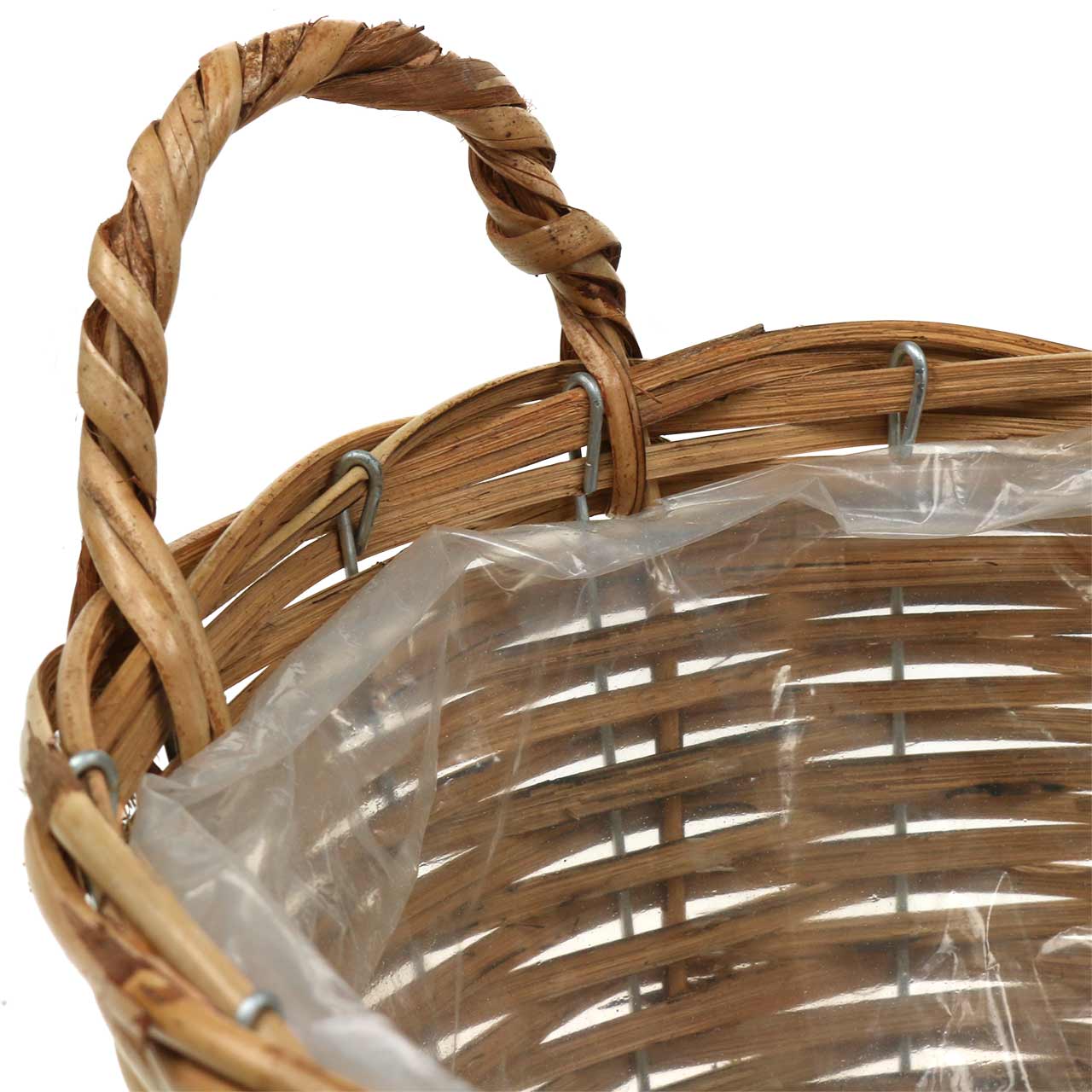 Floristik24.co.uk Basket wicker basket Ø25cm high 20cm flower basket