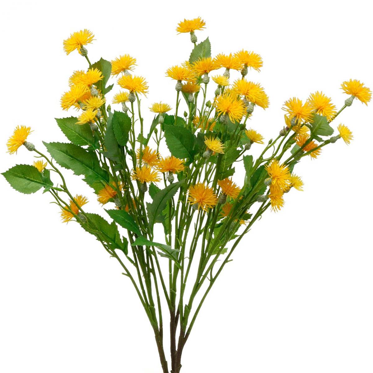 Floristik24.co.uk Wild dandelion artificial silk flowers Artificial