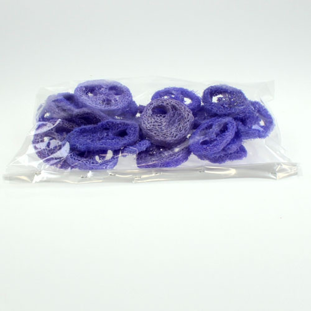 Floristik24.co.uk Loofah slices light purple 25pcs01045139