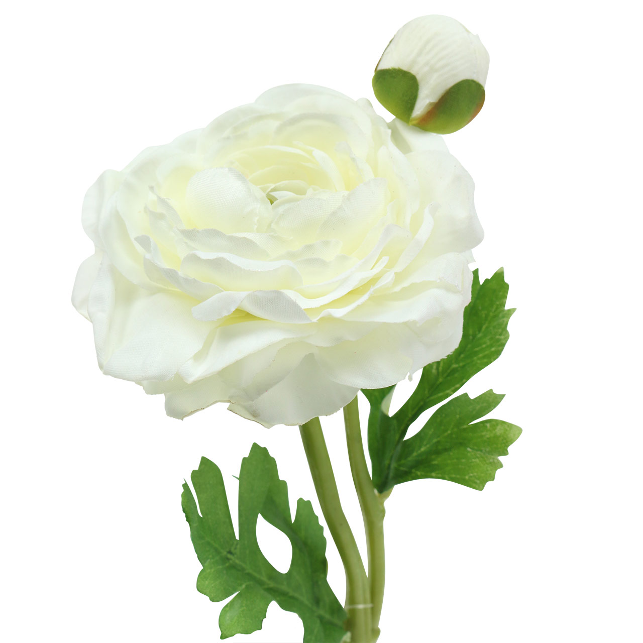 Floristik24.co.uk Artificial flower ranunculus with blossom and bud
