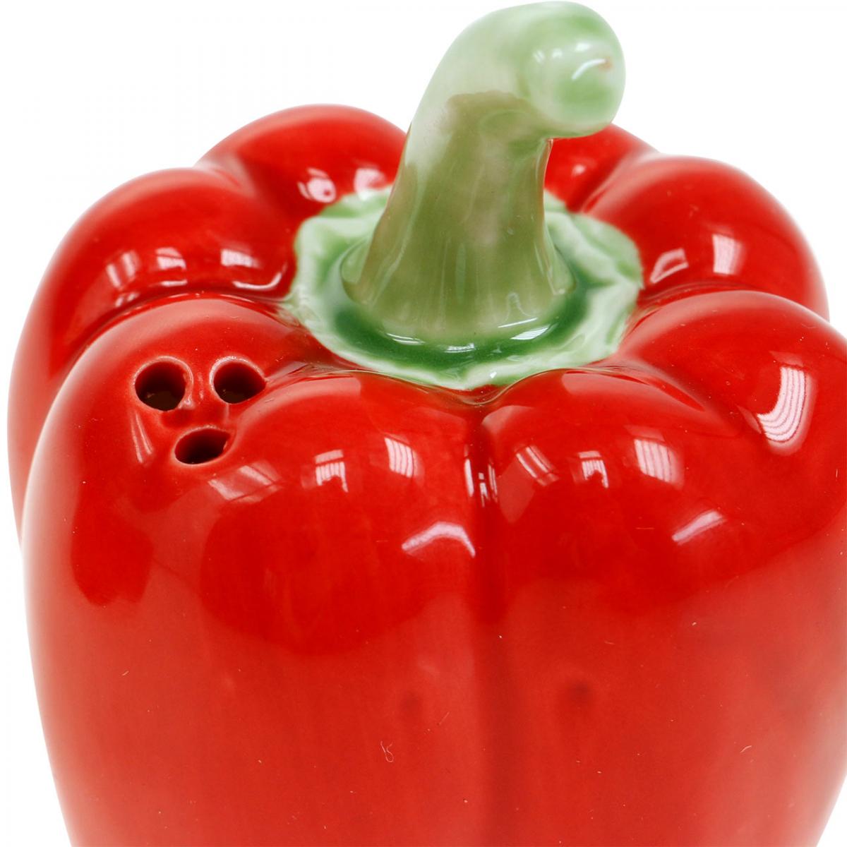 Floristik24.co.uk Spice shaker paprika, ceramic decoration, pepper and