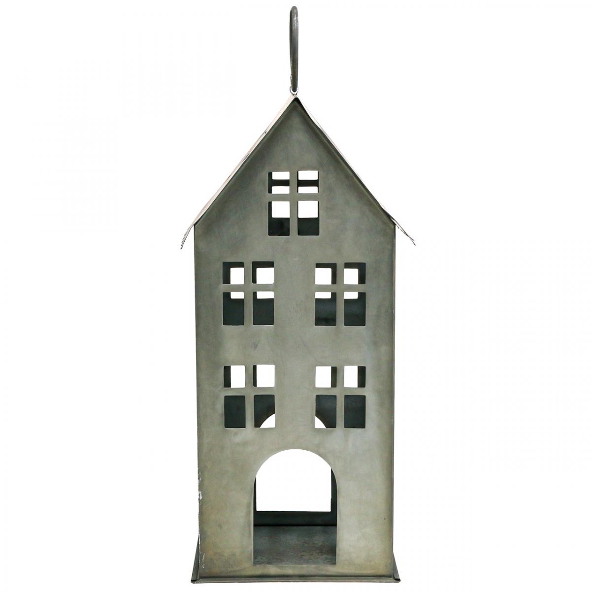 Floristik24.co.uk Lichthaus tea light holder Metal tea light house H31