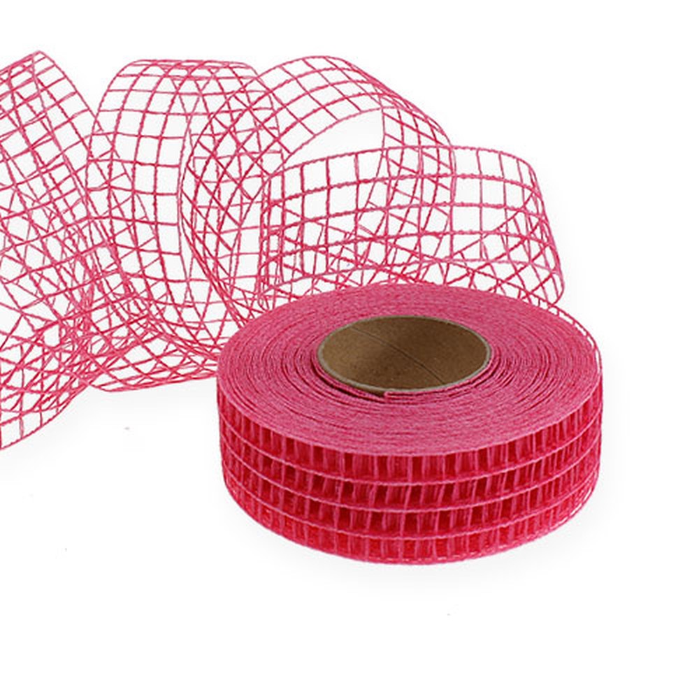 Floristik24.co.uk Grid tape 3cm x 10m colorful 7pcs9330310MIX