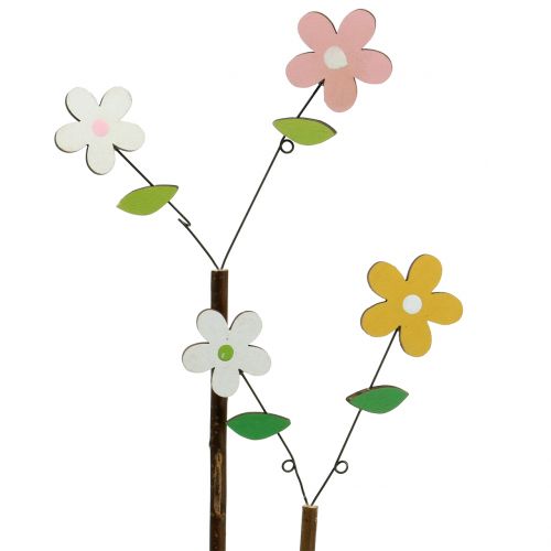 Product Deco-cut wood flower H44cm 6pcs