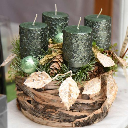 Floristik24 Decorative branch gold and glitter Christmas decoration branch glitter 65cm