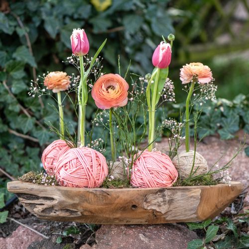 Product Decorative bowl wooden teak natural maritime 46x14x7cm