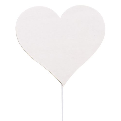 Product Flower plug heart wood wedding Valentine&#39;s Day 10x9cm 24pcs