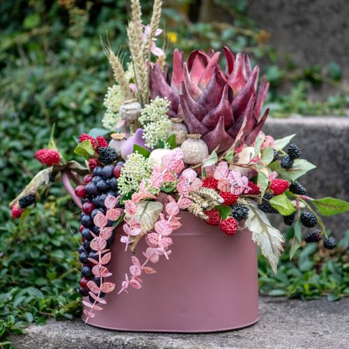 Product Artificial Eucalyptus Hanging Pink Artificial Plant Autumn 150cm