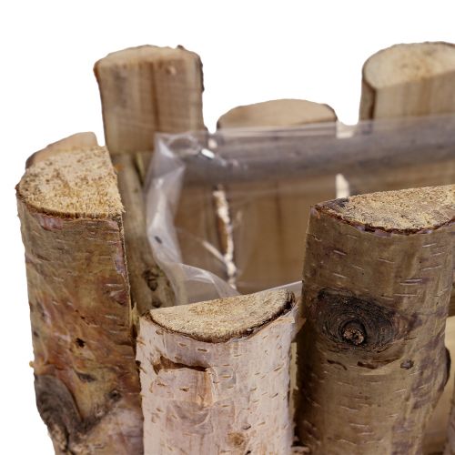 Floristik24 Plant box birch branches flower box wood birch 27×13×10cm