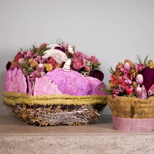 Floristik24 Cushion moss, vine 25cm x25cm