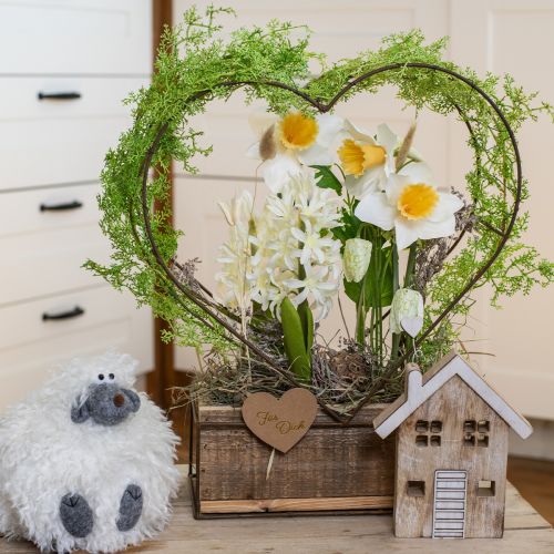 Product Fritillaria in a pot, checkerboard flower green and white, artificial flower