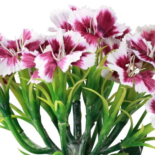 Product Bearded Carnation Artificial Flower Purple White Carnation 52cm