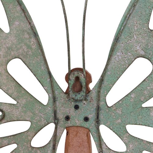 Floristik24 Wall Art Butterfly Deco Metal Wood Vintage 46×43cm