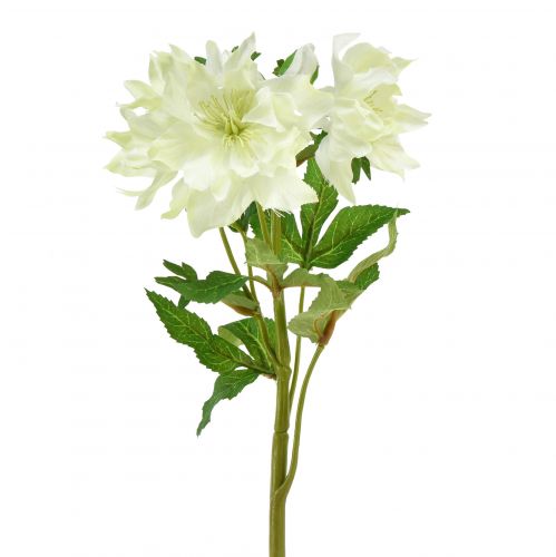 Christmas Rose Artificial Snow Rose Decoration Silk Flowers 36cm