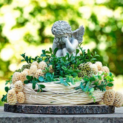 Floristik24 Leaf garland green Artificial green plants deco garland 190cm