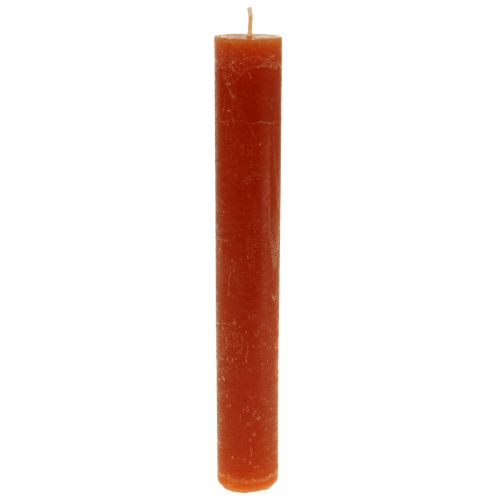 Taper candles dyed brown candles 34×240mm 4pcs