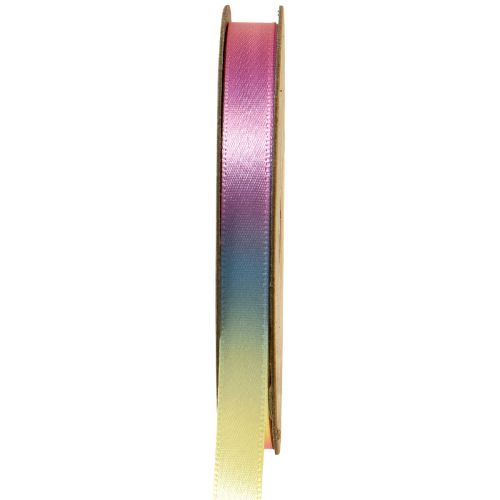 Floristik24 Gift ribbon rainbow ribbon colorful pastel 10mm 20m