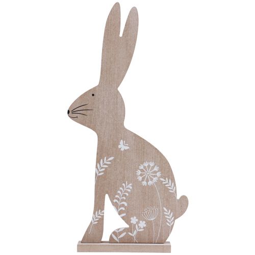 Product Easter bunny Easter decoration wooden decoration bunny sitting 20×40cm