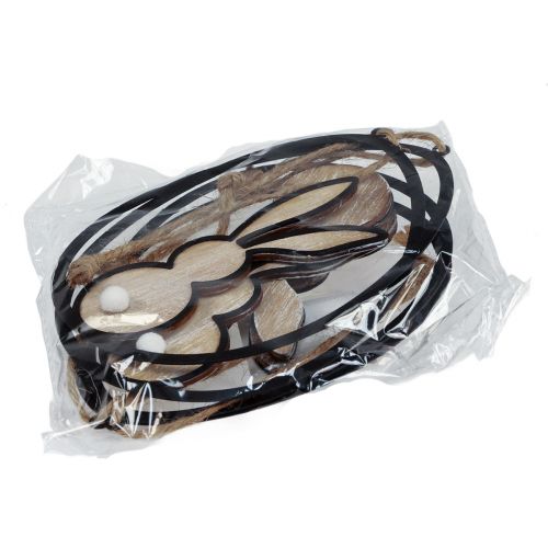 Product Easter bunny decoration for hanging Easter decoration wood 13cm 4pcs