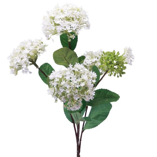 Floristik24 Artificial flower snowball plant Virburnum white Ø8cm 64cm