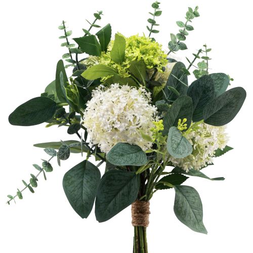 Floristik24 Artificial flower bouquet snowball eucalyptus artificial 45cm