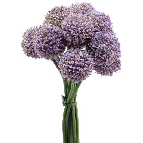 Floristik24 Artificial Flowers Ball Flower Allium Artificial Violet 25cm 12 Pcs