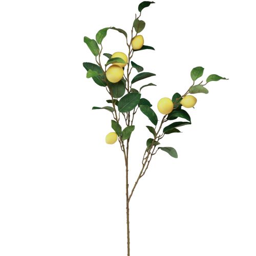 Product Decorative lemon branch with 6 artificial lemons 100cm