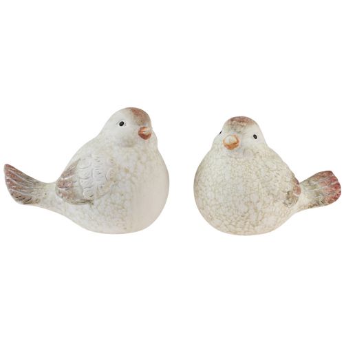 Table decoration spring decoration bird figures 11.5/12.5cm 2 pieces