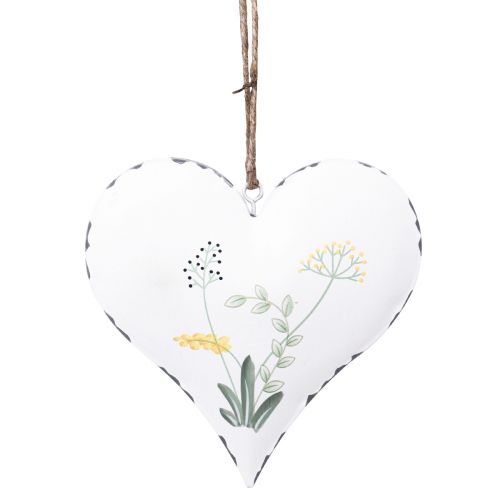 Product Hearts for hanging made of metal country house style 13cm×13cm 4pcs