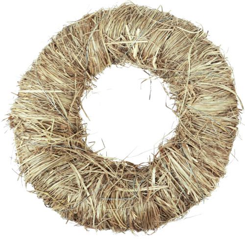 Product Decorative wreath hay wreath natural wreath summer wreath Ø27cm 2 pcs