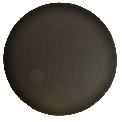 Product Natural Slate Plate Round Stone Tray Black Ø15cm 6 pcs